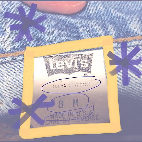 Vintage distressed style LEVIS cutoff shorts - Picture 12 of 16